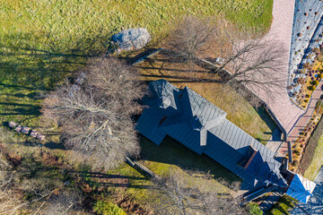 Cerkiew Jastrzębik z powietrza © Maciej G. Szling