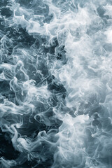 Obraz premium Abstract textured background of wind, water waves, and smoke patterns