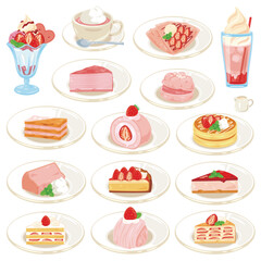 苺スイーツセット