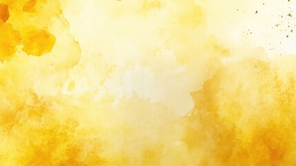 Obraz premium A section of a watercolor background featuring shades of yellow