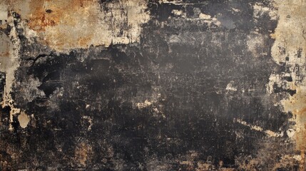 Obraz premium Black wall grunge background. Grunge texture
