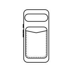 Case Card Holder Smartphone Icon For Logo And More