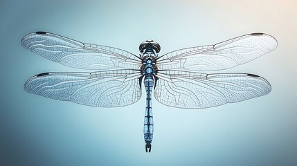 Dragonfly Wings Close Up   Abstract Pattern and Texture