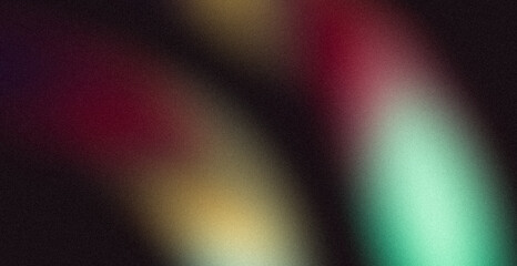 Elegant color gradient grainy backdrop design. Dark retro blue magenta orange color noisy gradient, vibrant color flow, glowing multicolor background, website header design, banner or poster