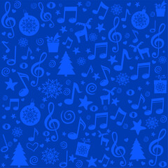 Christmas and New Year festive design with seamless pattern. Good for textile fabric design, wrapping paper, website wallpapers, textile, wallpaper and apparel. Xmas decoration.  vector illustration