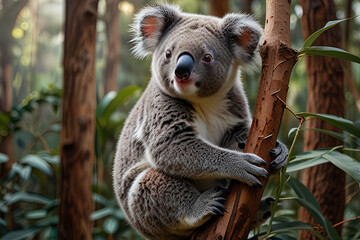 koala in tree