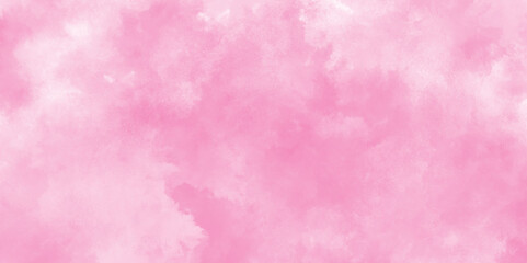Soft Pink grainy white cloudy Watercolor Gradient Background, Soft Pink cloudy and smooth grunge watercolor texture background, aquarelle painted subtle pink watercolor canvas of grunge texture.