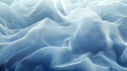 Obraz premium Soft blue abstract background featuring subtle textured waves creating an elegant low contrast design