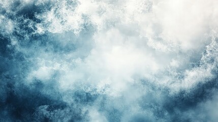 Obraz premium Calm blend of steel-blue, cloud gray, and icy white with a light grainy noise texture, giving a smooth finish with a modern, minimalistic touch