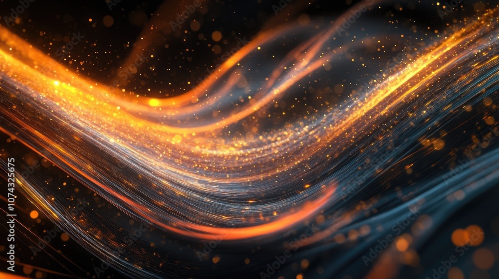 Aufkleber high speed abstract background featuring digital fibers and advanced technology themes