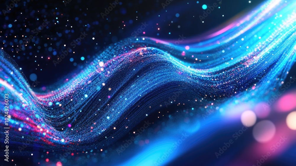 Aufkleber high speed abstract background featuring digital fibers and advanced technology themes