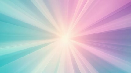 Obraz premium Gentle pastel gradient background shifting from soft lavender to sky blue, with a faint glow that radiates from the center, creating a serene atmosphere,