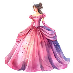 Obraz premium fairy in a pink dress