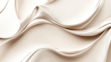 Obraz premium Stylish cream wallpaper design Ideal for a cosmetics banner postcard or book illustration