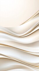 Obraz premium Classic white banner with luxurious gold accents and text space, perfect for elegant sales or promotional content