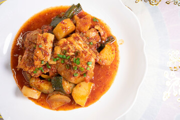 chicken with potatoes