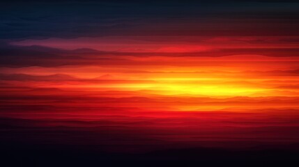 Obraz premium Gradient background in warm colors, fading from orange to red, resembling a sunset glow