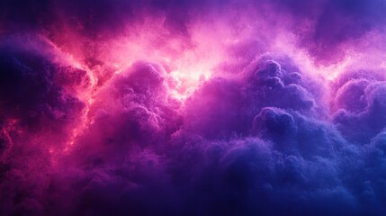 Fototapeta premium Gradient background transitioning from purple to blue, creating a cool and mysterious aesthetic