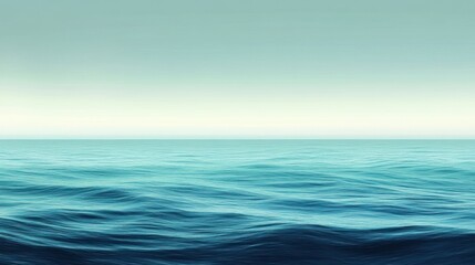 Obraz premium Gradient background with cool blue and green tones blending seamlessly, evoking a sense of nature and tranquility