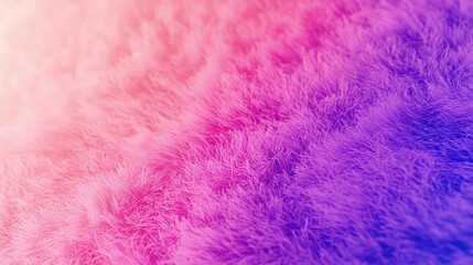 Obraz premium Fuzzy grain overlay on a vibrant gradient shifting from bubblegum pink to a royal purple, creating a whimsical ambiance,