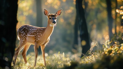 Fawn in the Forest