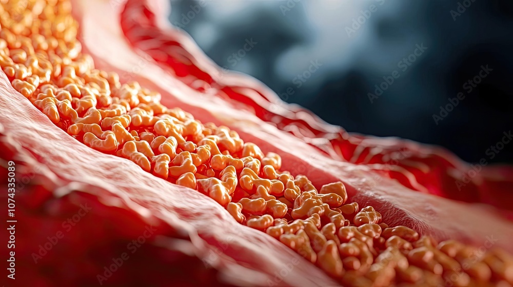 Poster detailed close-up of biological tissue showcasing intricate cellular structure.
