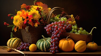 Autumn Harvest Still Life