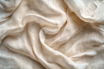 Creamy Linen Fabric Texture: A Soft and Natural Background