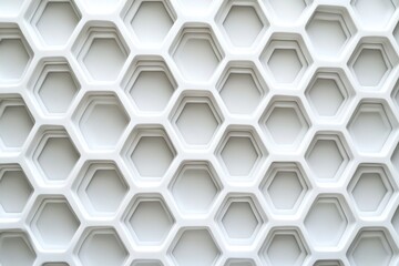 Naklejka premium Hexagon Wall Close Up