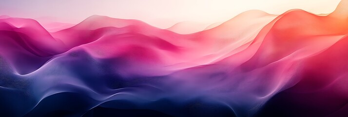 Obraz premium Abstract Background with Wavy Lines and Gradient Colors