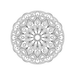 Beautiful Ornamental Mandala Design for Printing