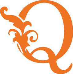 Alphabet art color signs letters design