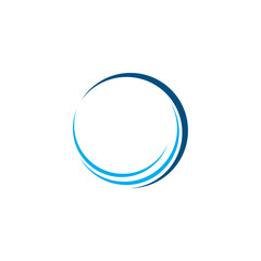 sphere global swirl elements logo, abstract spiral symbol, twist circle wave icon, round shape vector design template