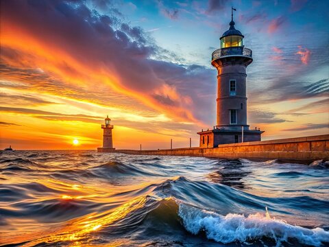 Lighthouse Tolbukhin in St. Petersburg: Majestic Coastal Landmark with Stunning Views