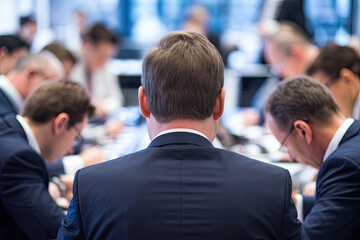 CEO leading a strategic discussion on business resilience