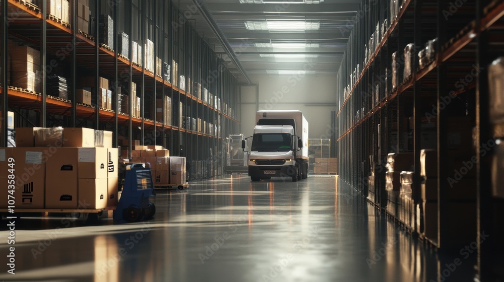 Poster autonomous robots in warehouse environment