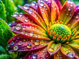 Macro Photography of Vibrant Flora in Los Angeles Urban Environment