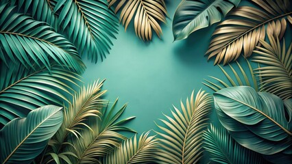 Tropical leaf background in toned colors, tropical, leaf, green, nature, background, vibrant, foliage, exotic, tropical plants