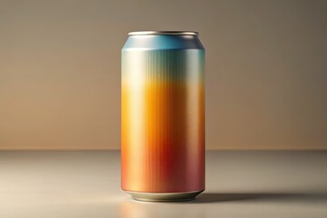 Minimalist 12 oz beer can mockup for product showcasing, highlighting unique craft beer designs and labels. Ideal for branding and marketing presentations for enthusiasts.