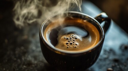 Steaming Cup of Coffee