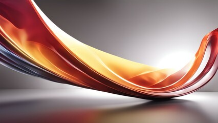 A flowing abstract design with vibrant colors and smooth curves.