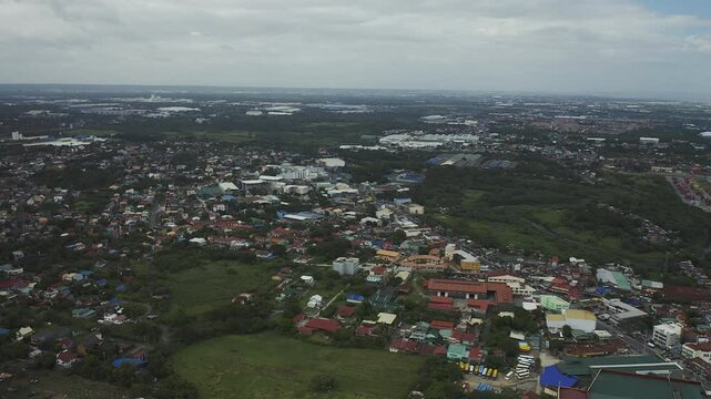 4K Drone Aerial of Philippines Calamba City