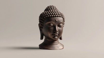Bronze figure with hat