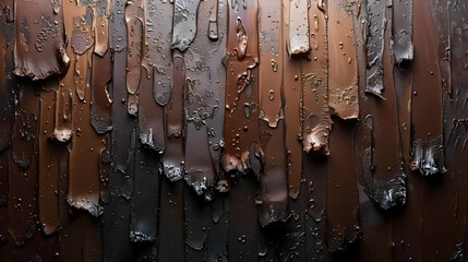Abstract Background with Brown and Grey Paint Swirls