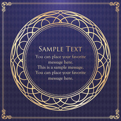 クリスマスのフレーム素材