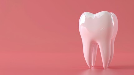 Single healthy tooth