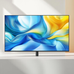 Smart TV Mockup with white background
