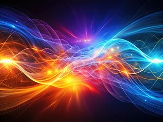 Plasma 2: Abstract Energy Waves and Dynamic Light Patterns for Creative Designs