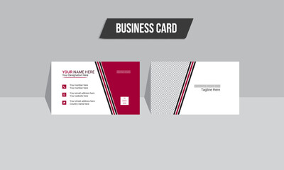 Creative and clean professional business card design with Multiple color variation.