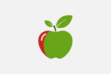 Apple Fruit  vector Illustration flat style artwork concept